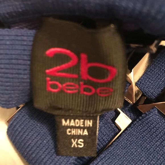 2b Bebe blue dress - Picture 3 of 3